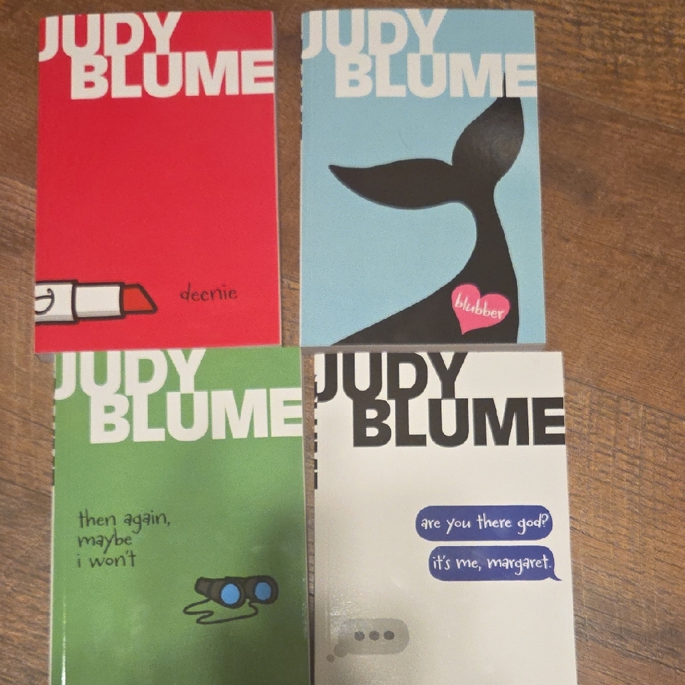 Judy Blue Paperback Set - Assorted Color Covers (Red, Blue, Green, White)